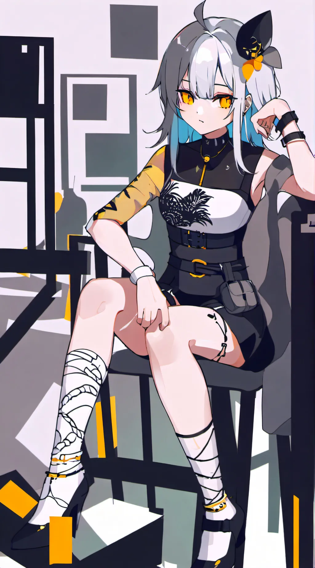 ai character: Yuna X kim with UA background