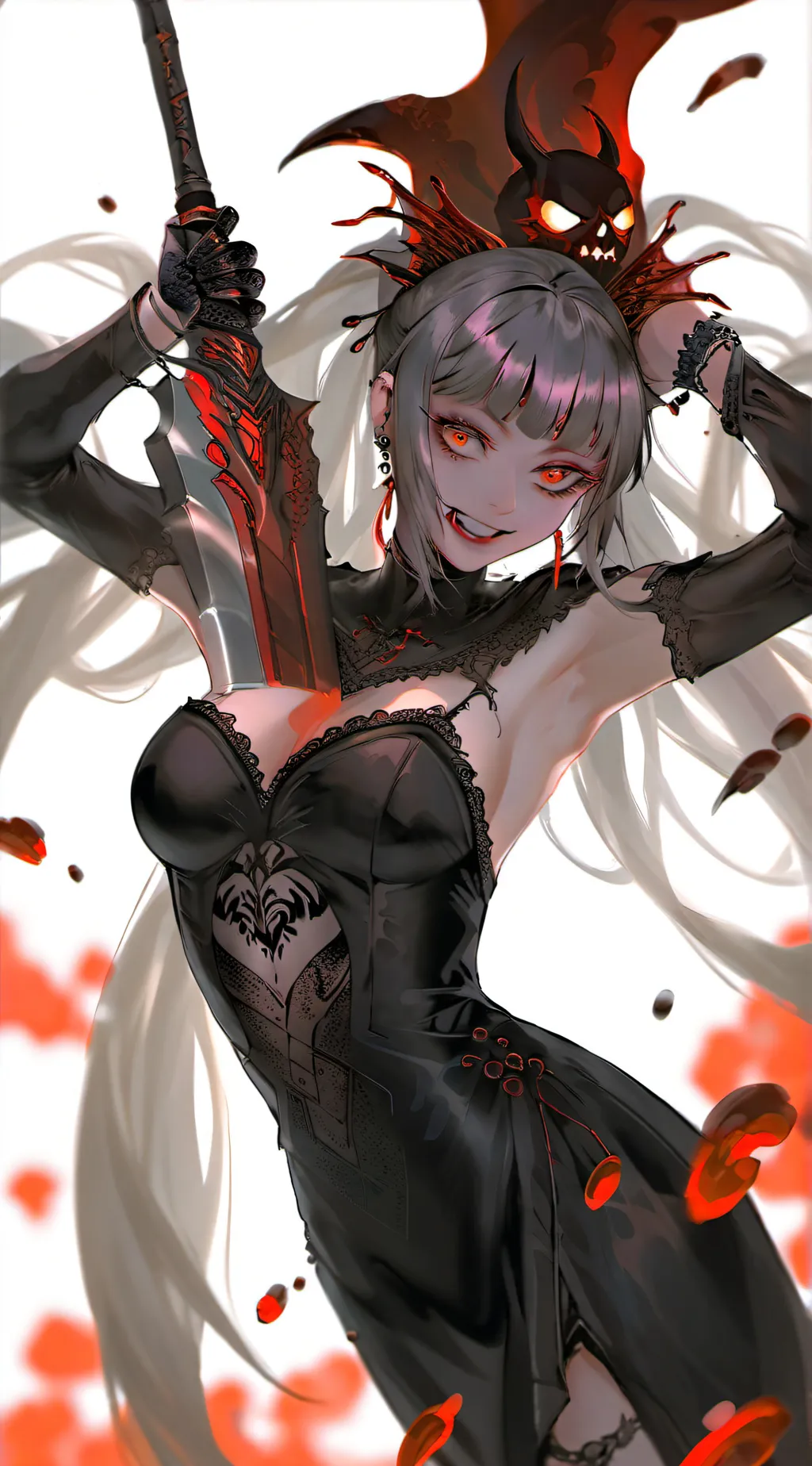 ai character: Luna Endergise background