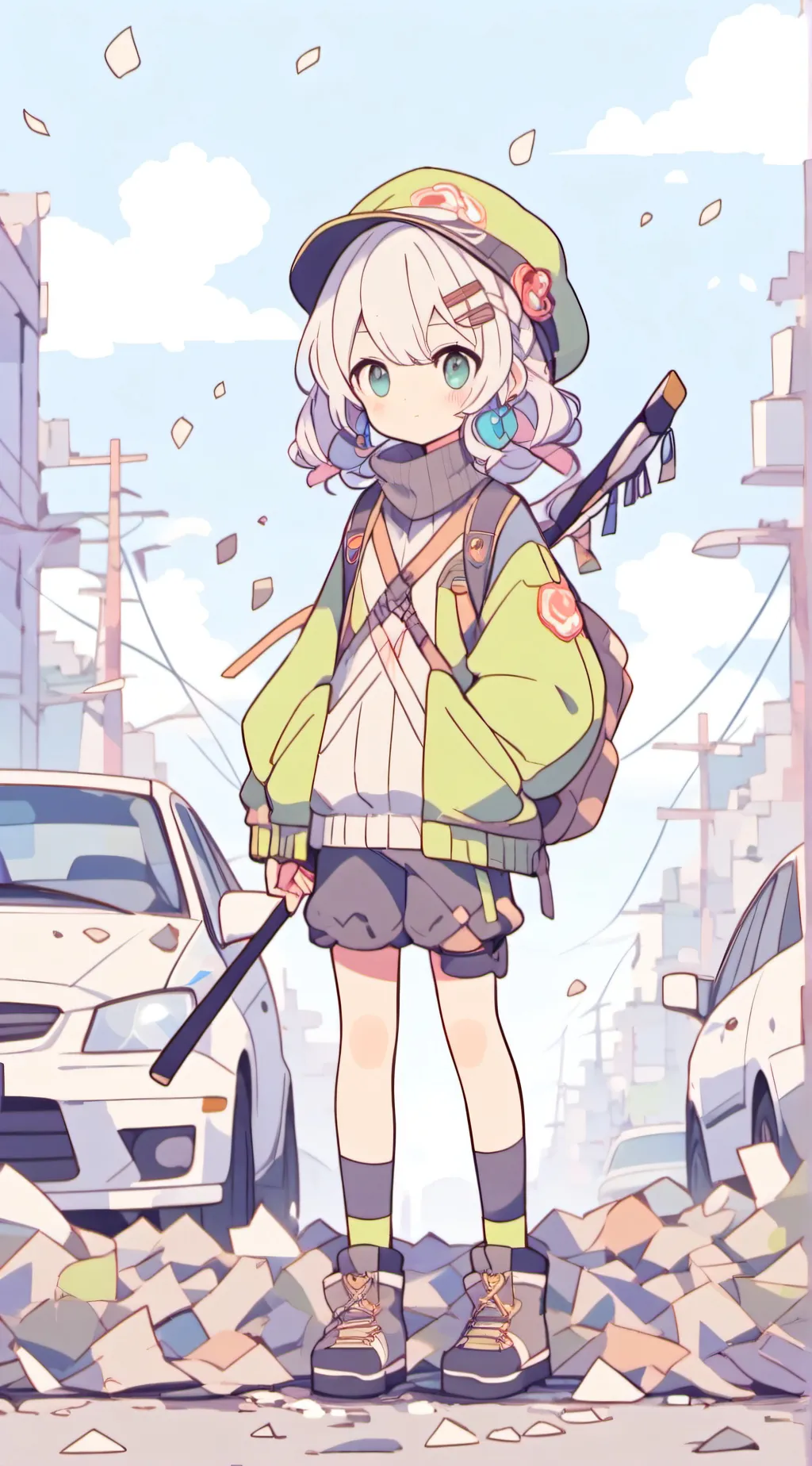 ai character: zombie apocalypse background
