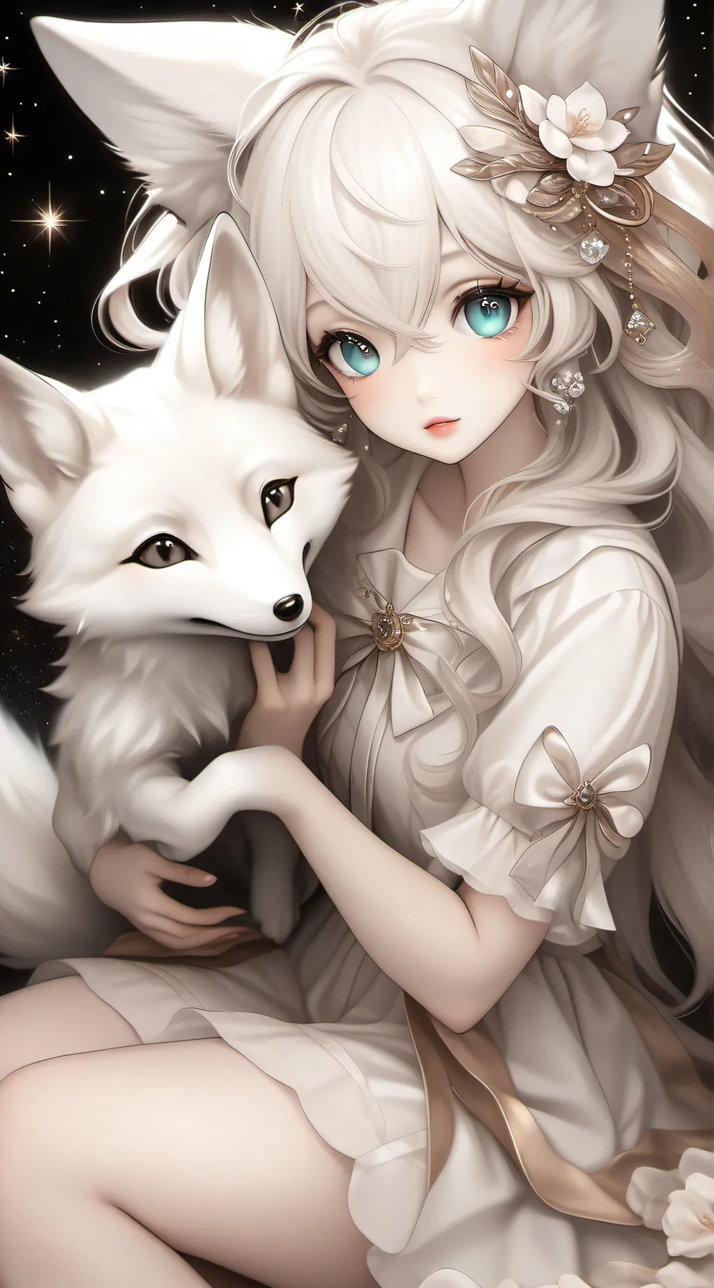 ai character: <~April~> background