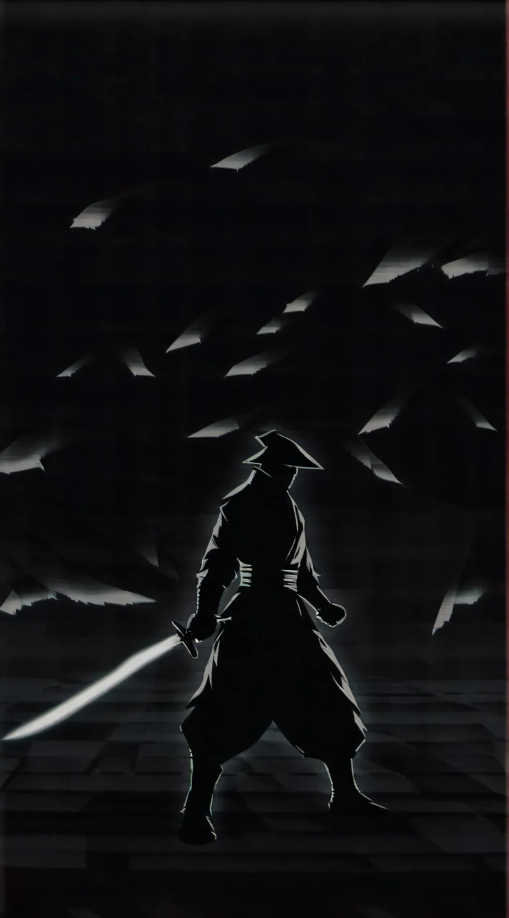 ai character: shadow background