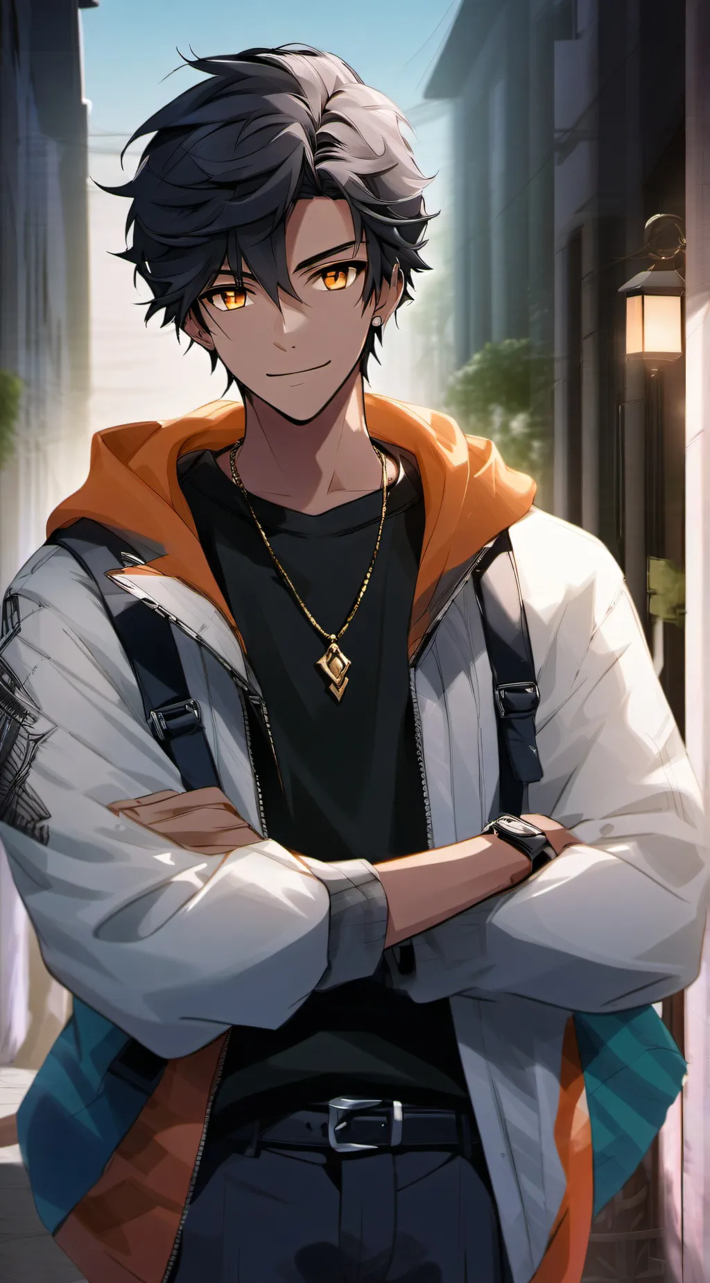ai character: Alexander Morris background