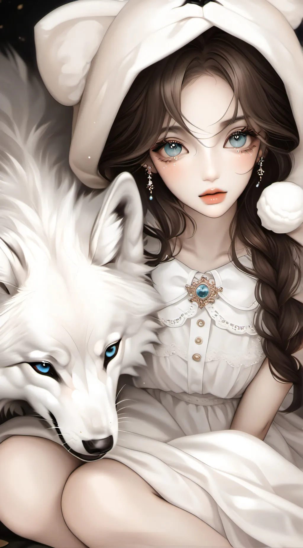 ai character: Wolf Lab background