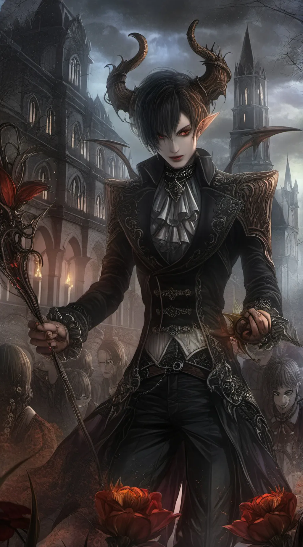 ai character: LUCIFER background