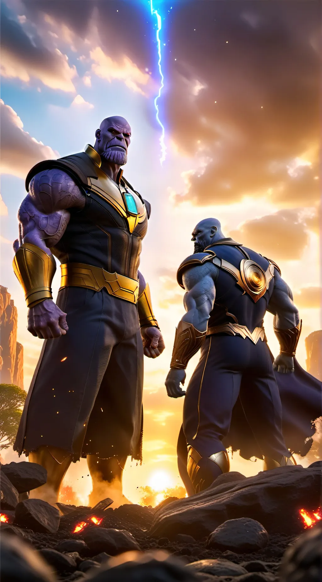 ai character: Crossover villain  background