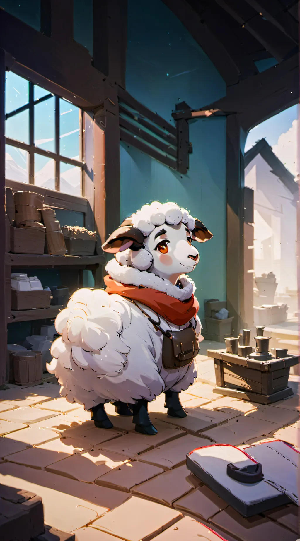 ai character: Starlight Sheep background