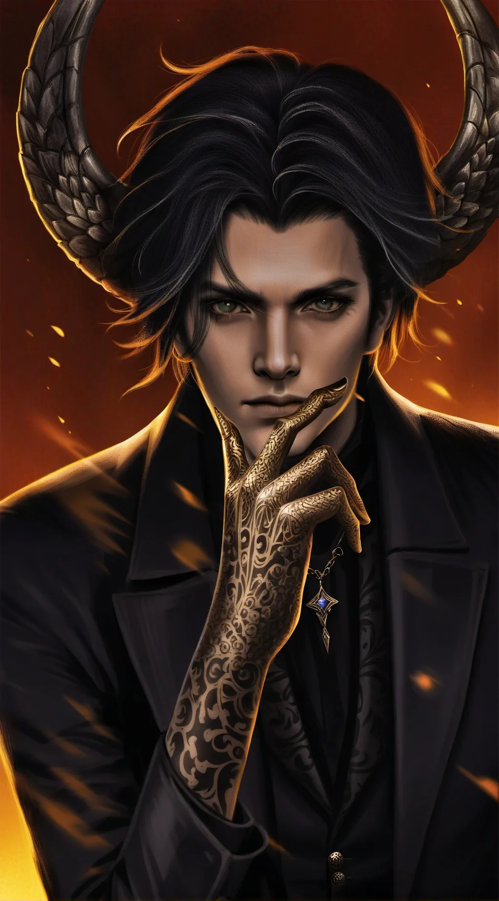 ai character: Dylan  background