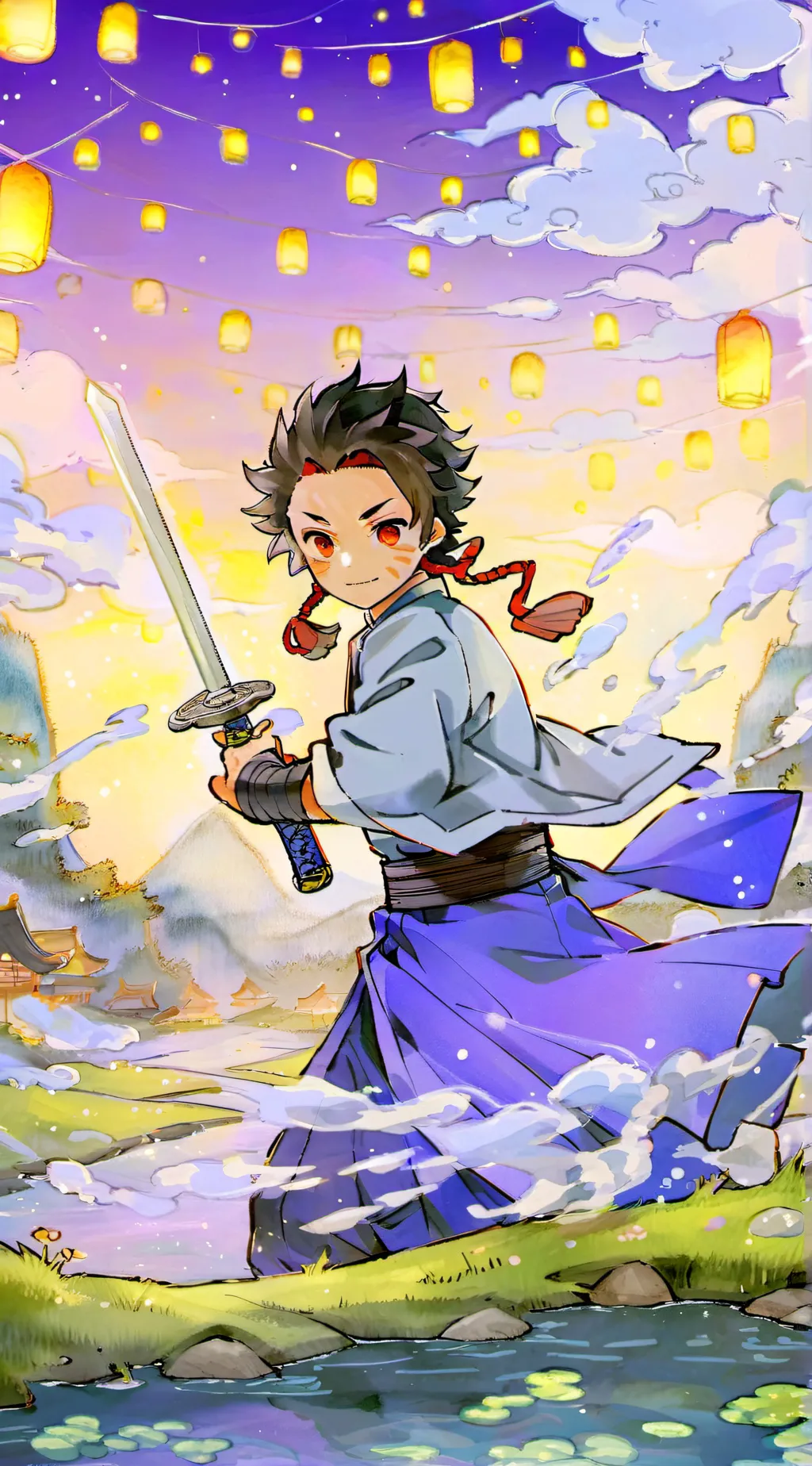 ai character: DS KNY sleepover  background