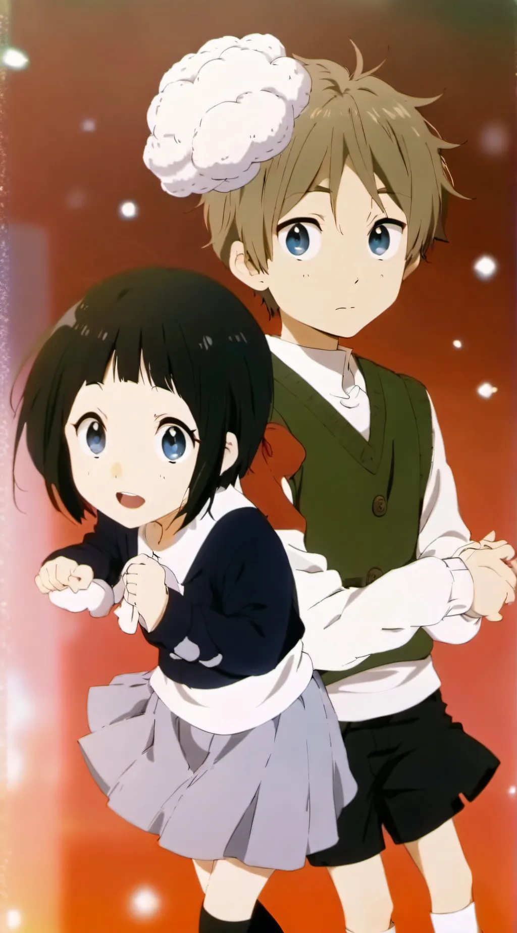 ai character: lily and mark background