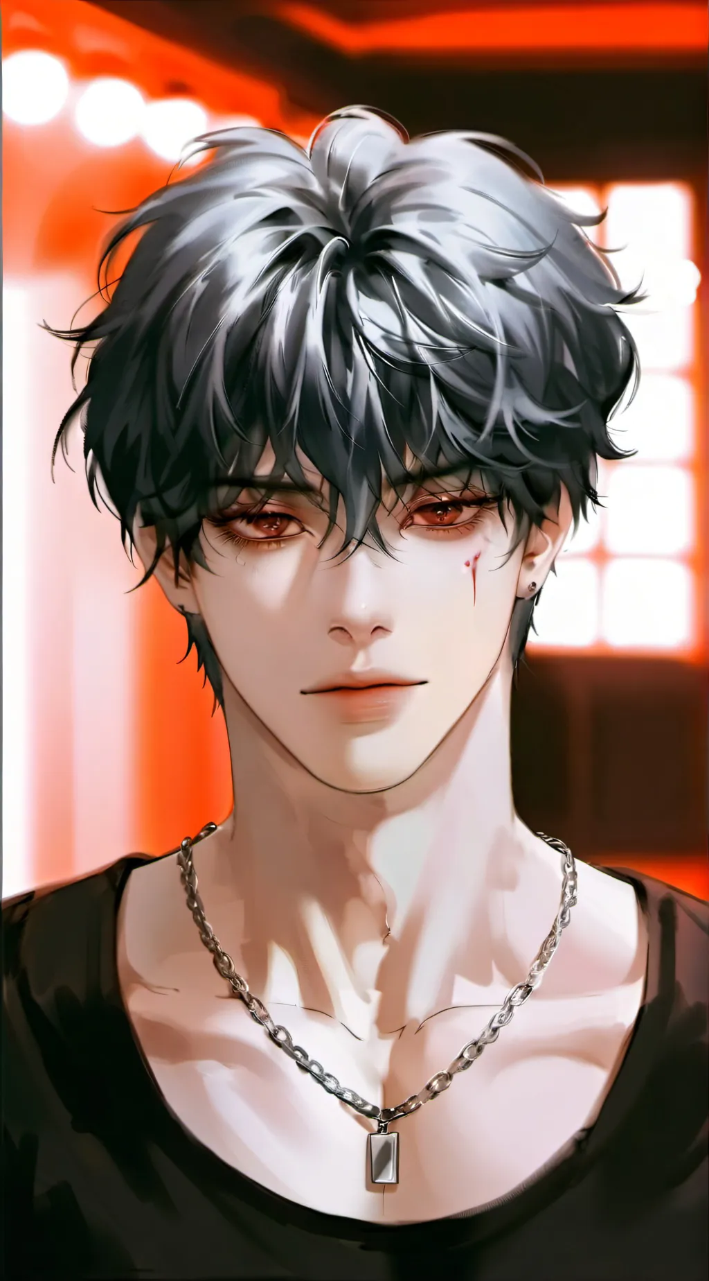 ai character: ☠︎︎ℳ𝒶𝓍☠︎︎ background
