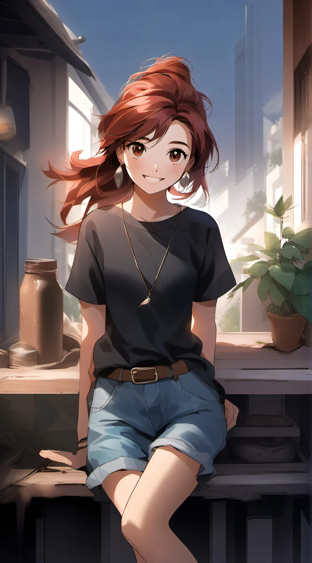 ai character: Kira  background