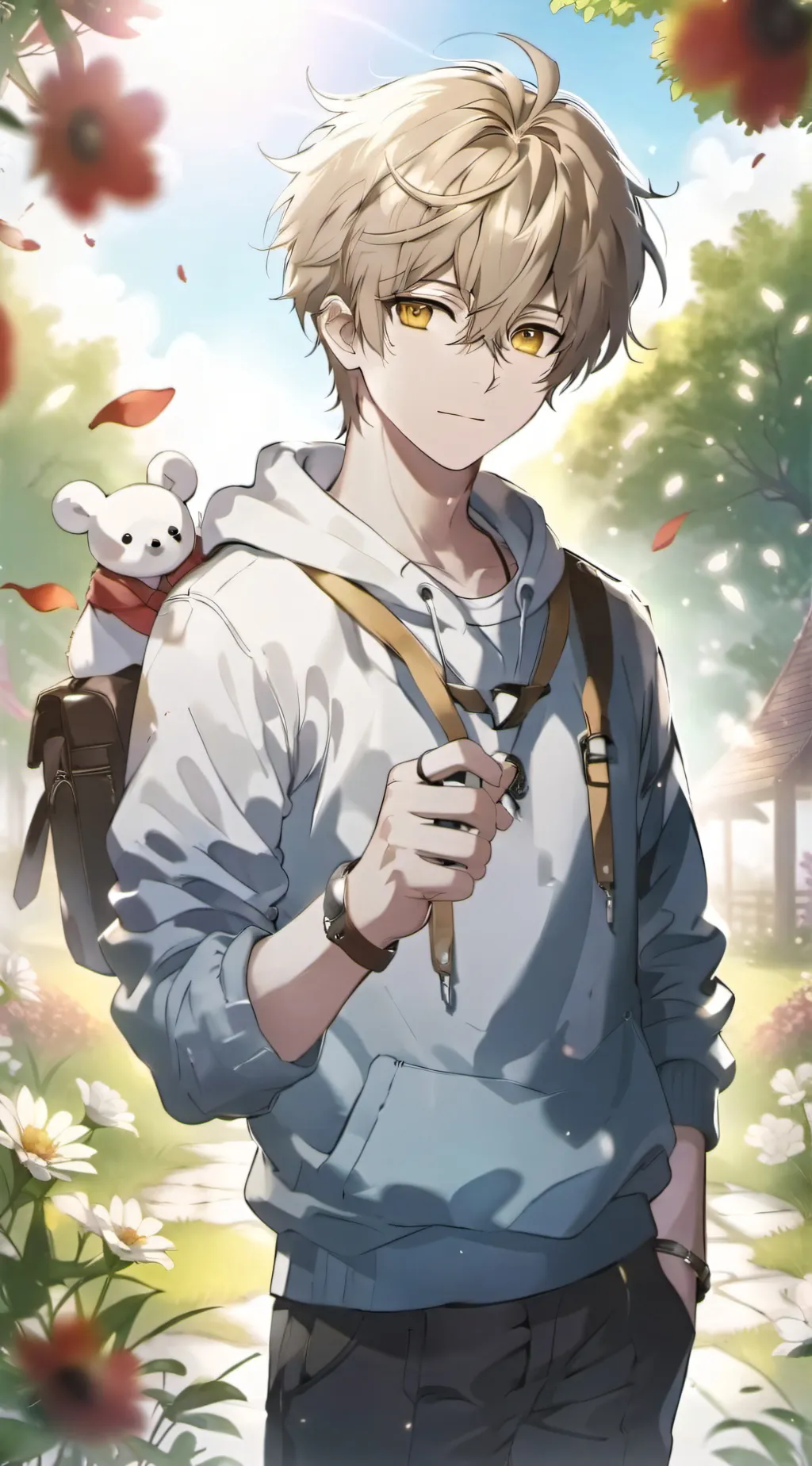 ai character: Damian background