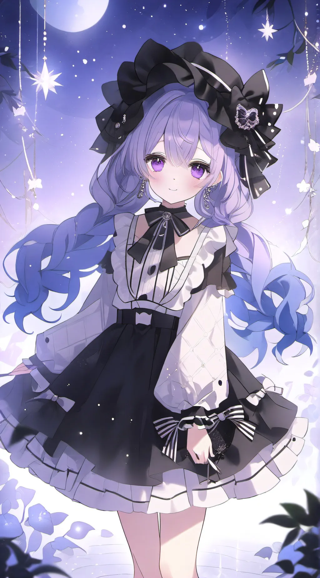 ai character: Lunar  background
