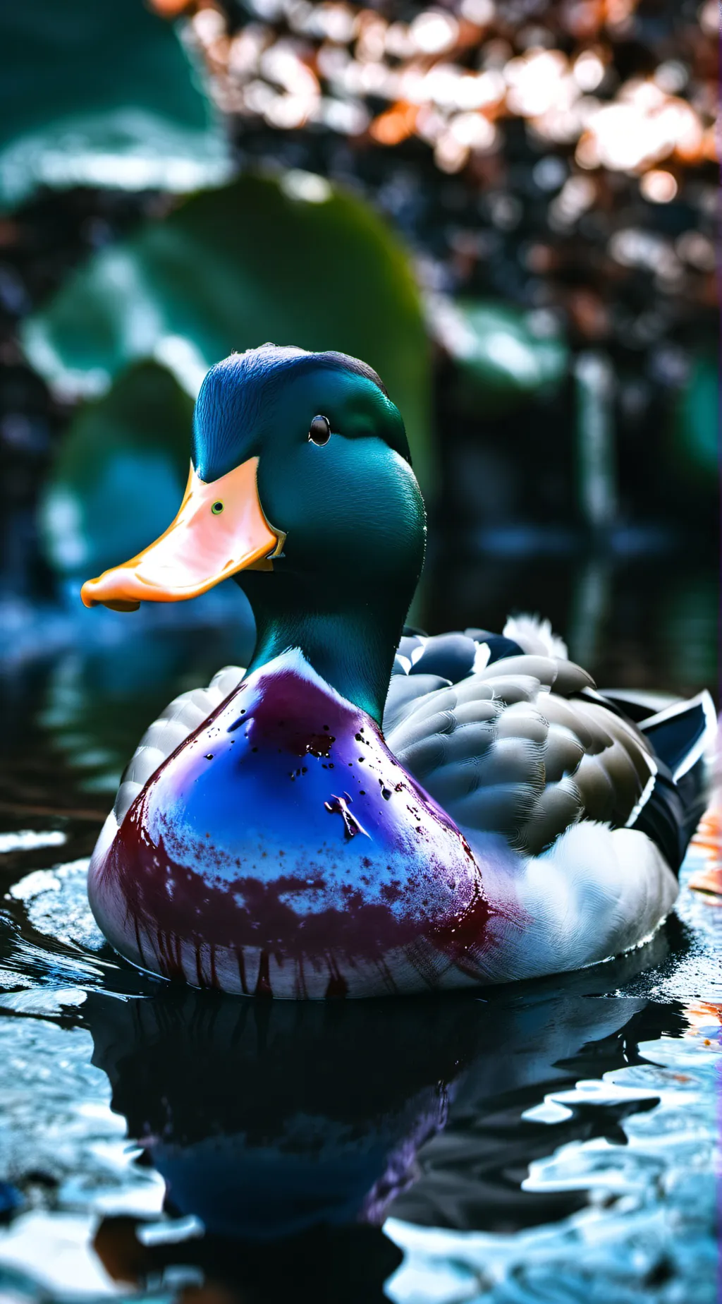 ai character: The ugly duckling  background