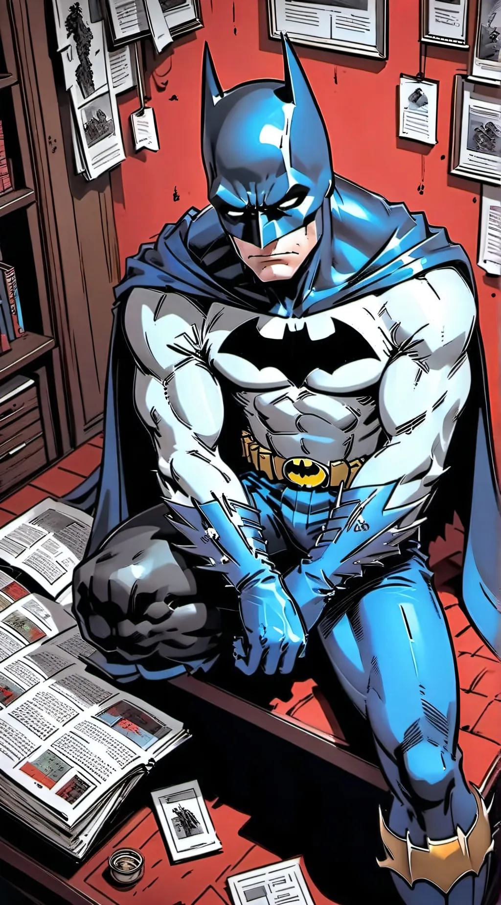 ai character: Batman background