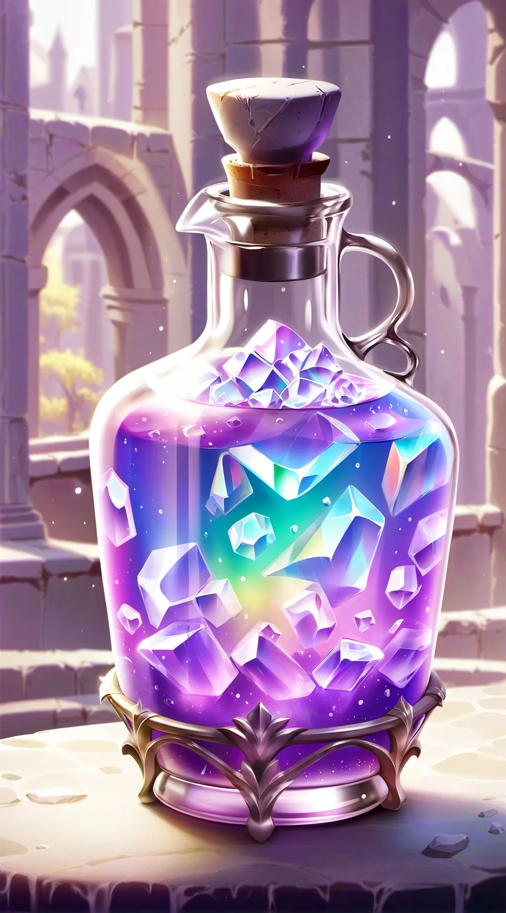 ai character: hybrid potion background