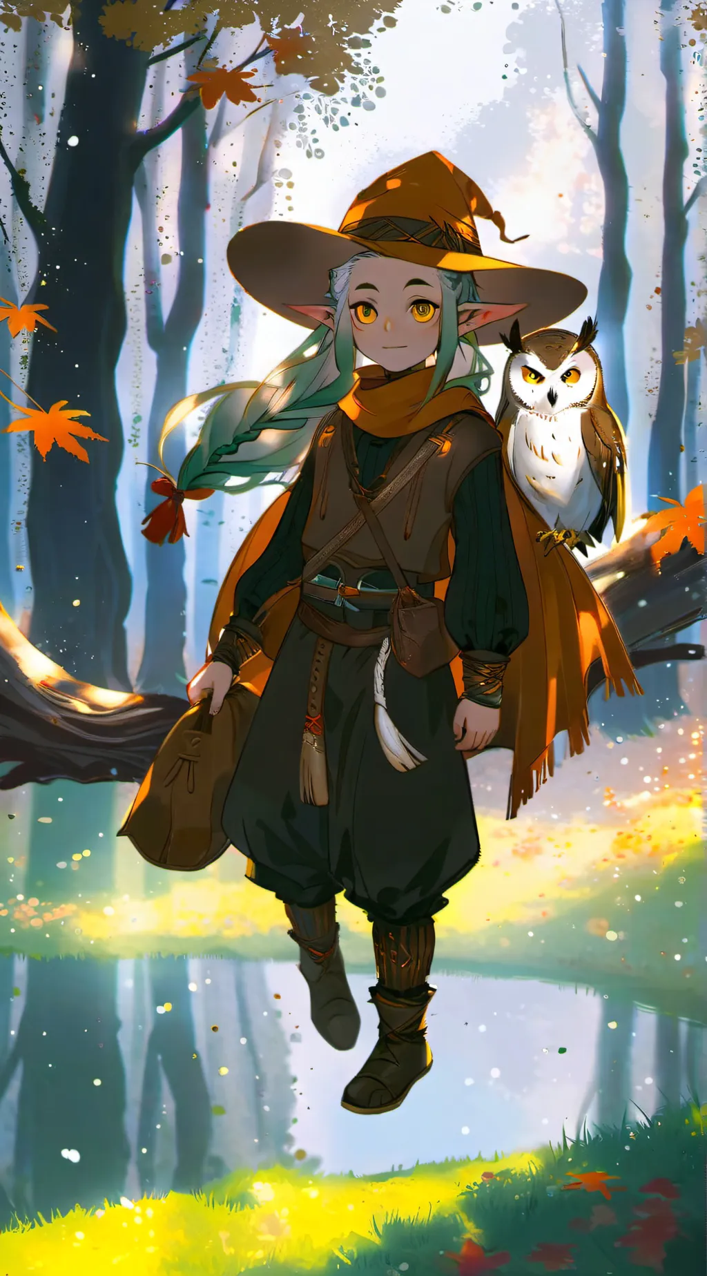 ai character: willow X Hunter background