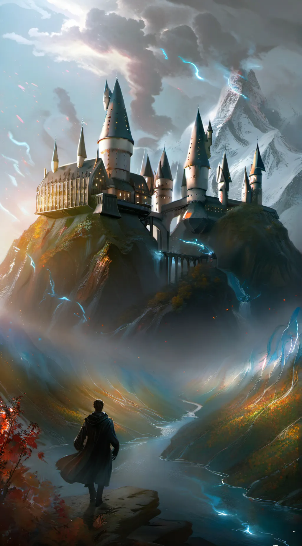ai character: Hogwarts  background