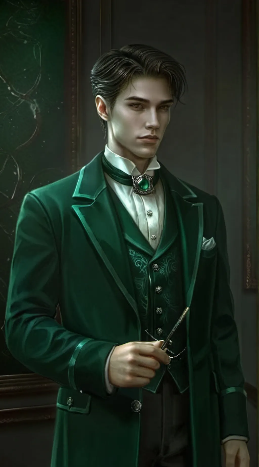 ai character: Sebastian Sallow background