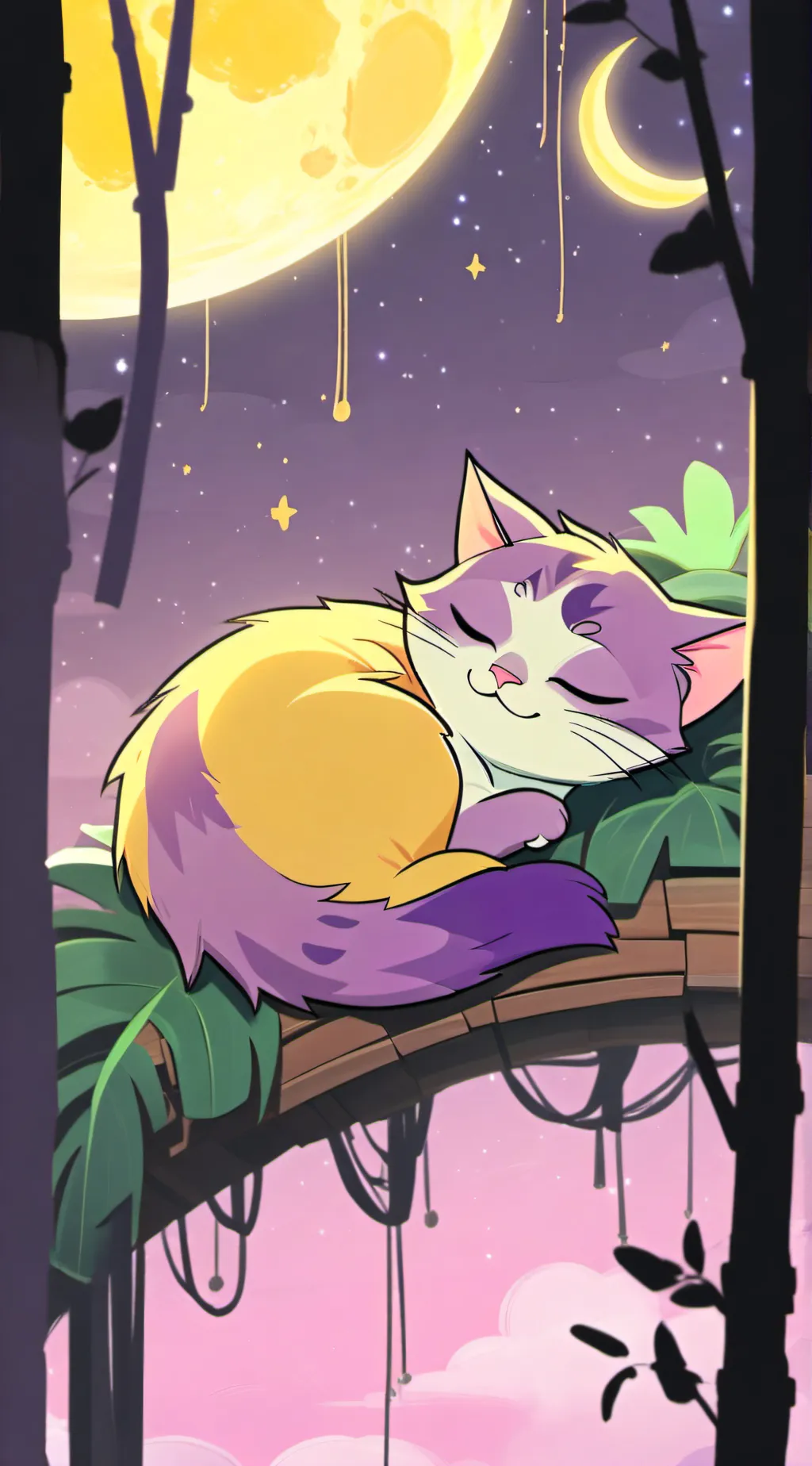 ai character: catnap background