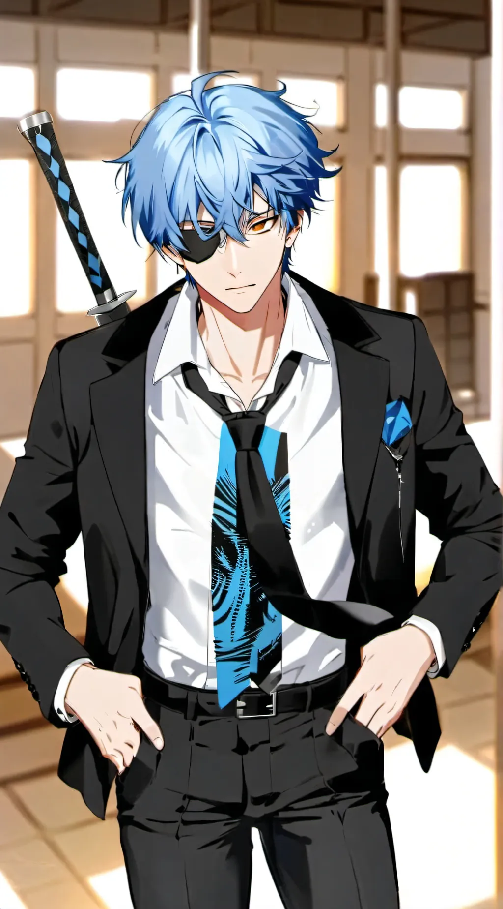 ai character: Shade background