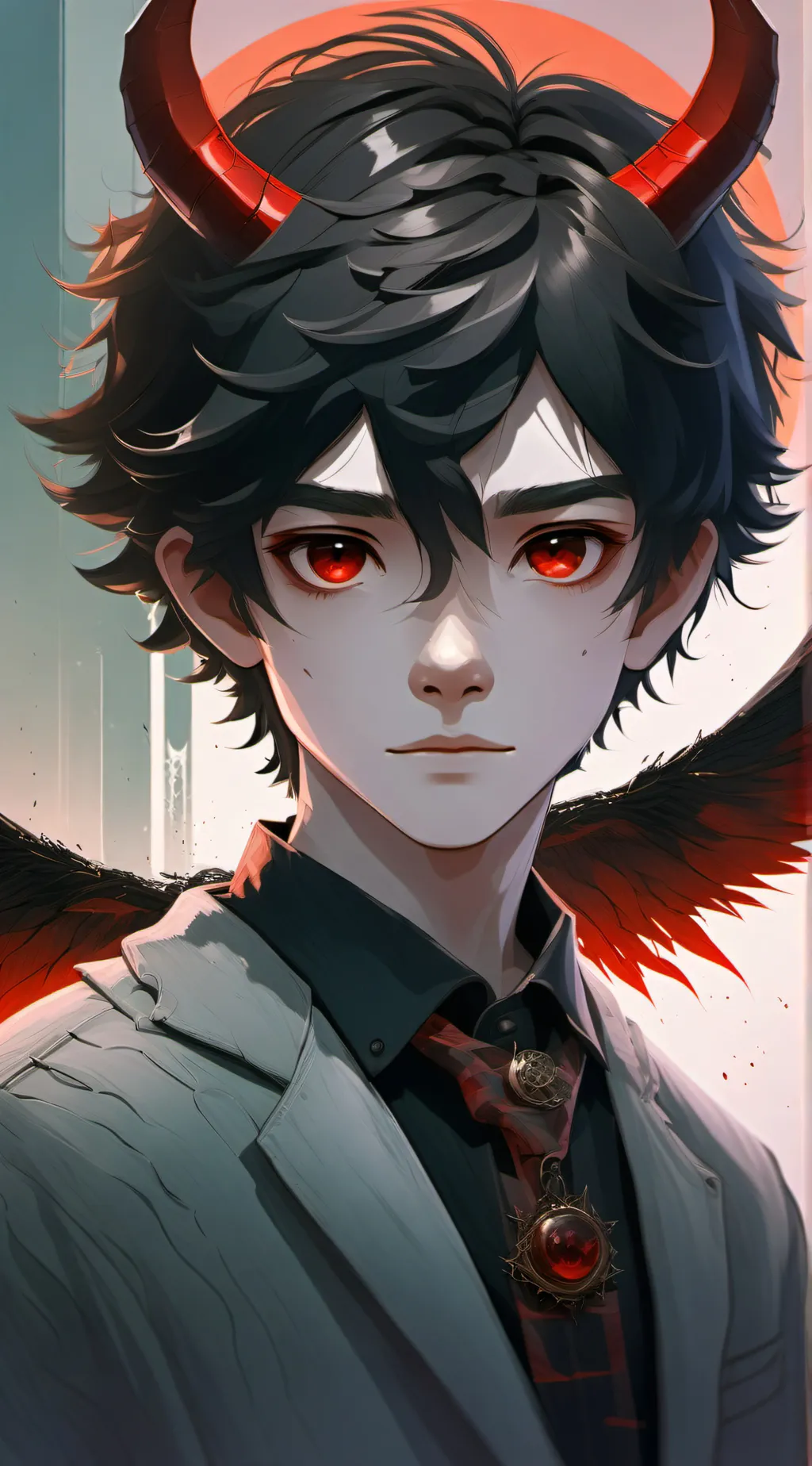ai character: The death gift background