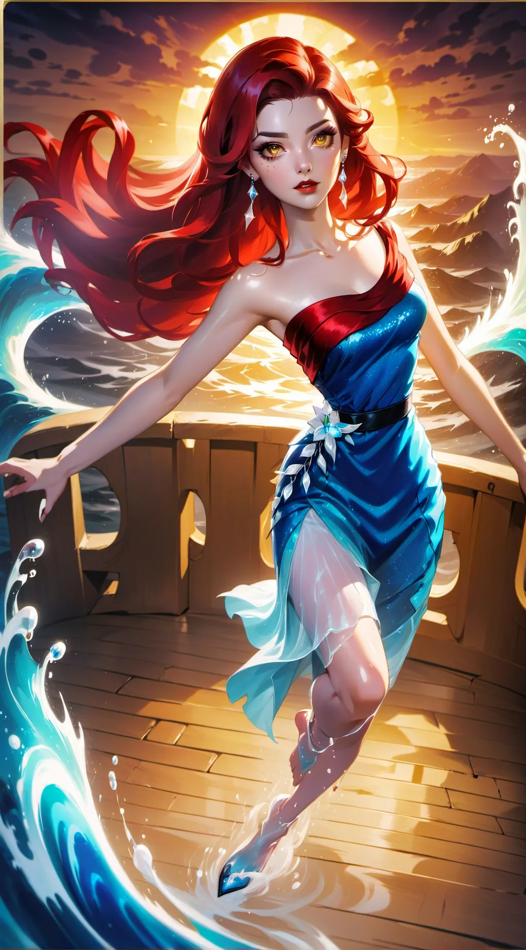 ai character: Stargirl May ✨ background