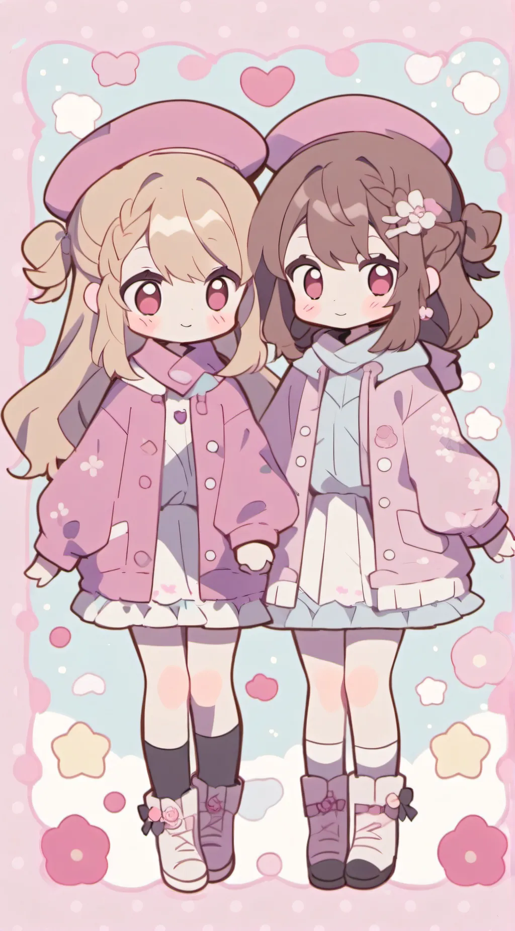 ai character: lisa and rose background