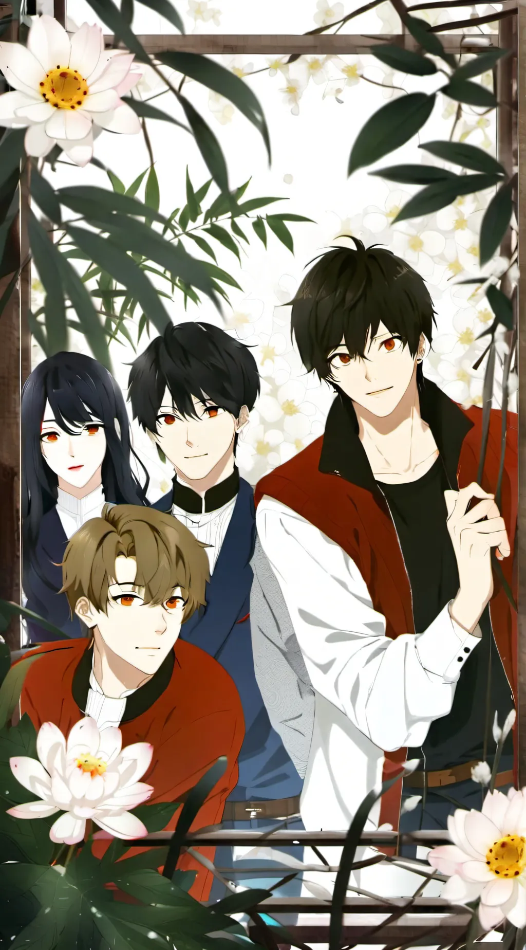 ai character: alex josh and kai background