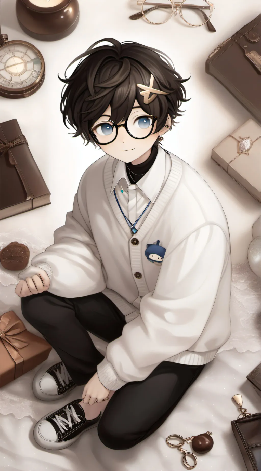 ai character: Bob the ghost background