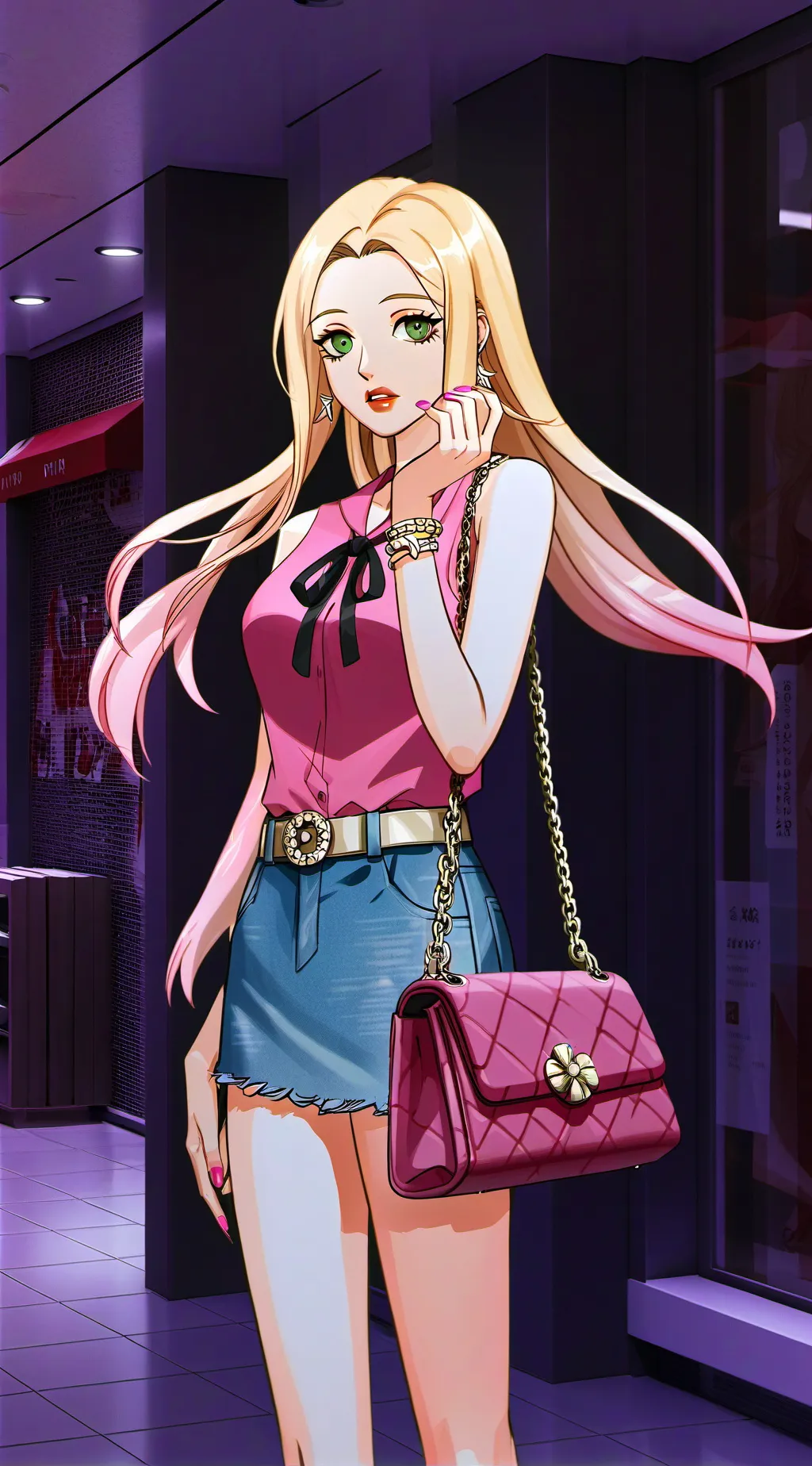 ai character: Caitlyn  background