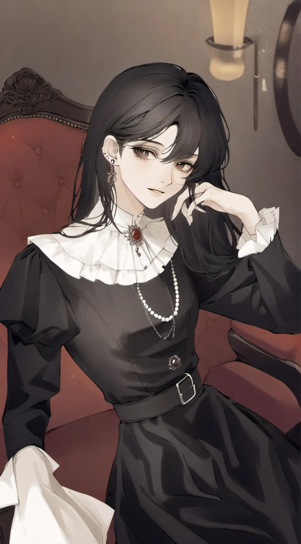 ai character: Wilhelmina Mcdowel background