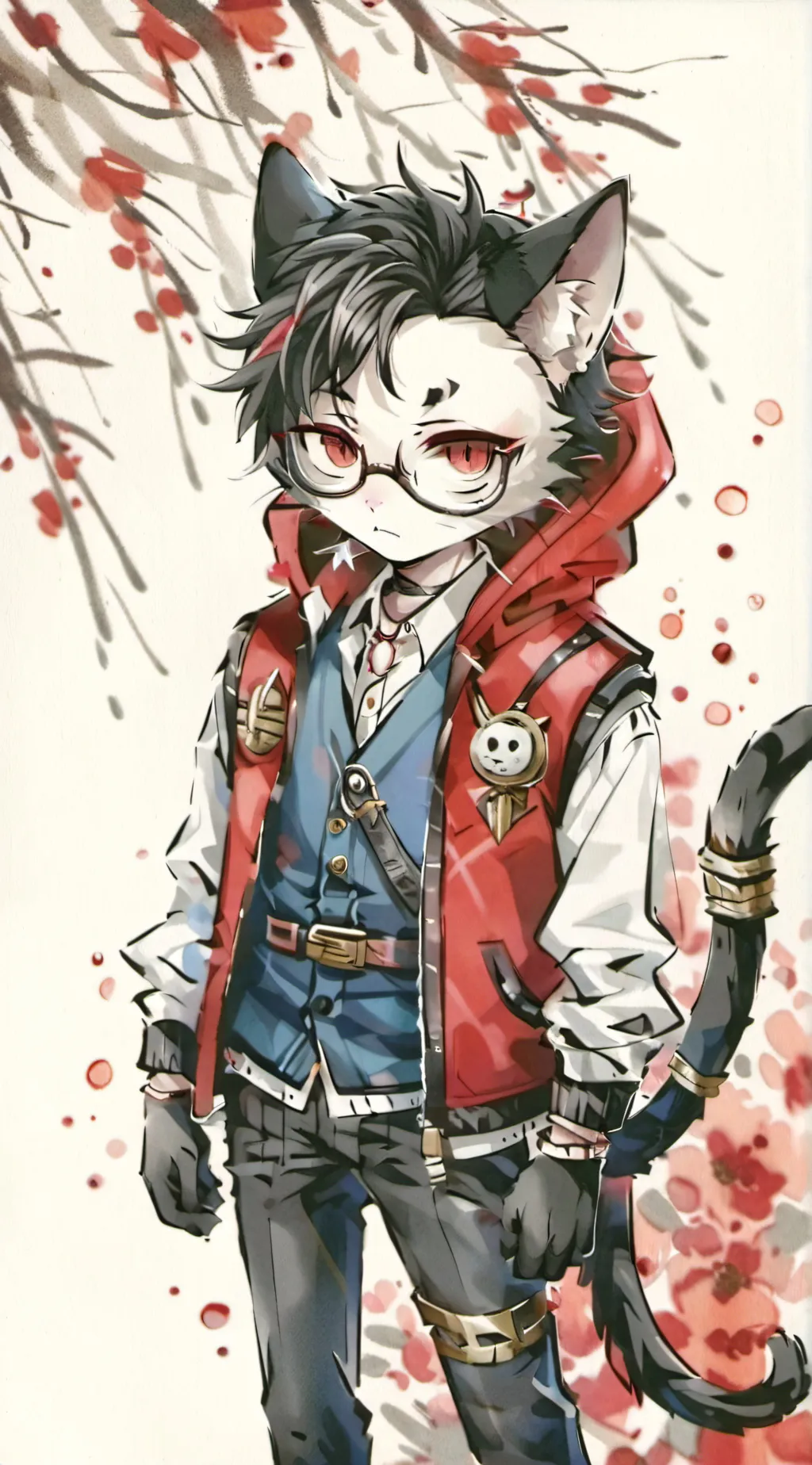 ai character: m1ch3al background
