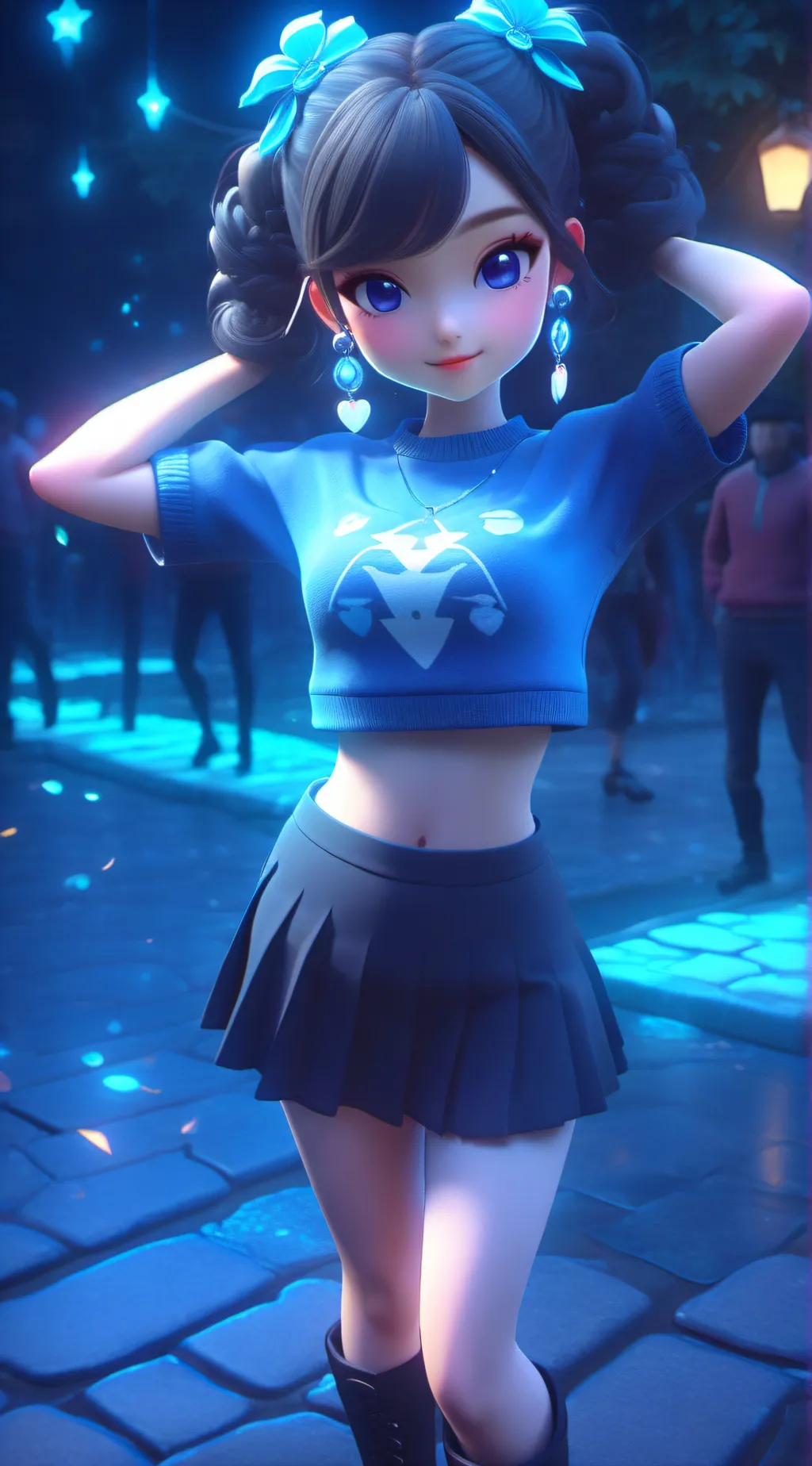 ai character: harleen background