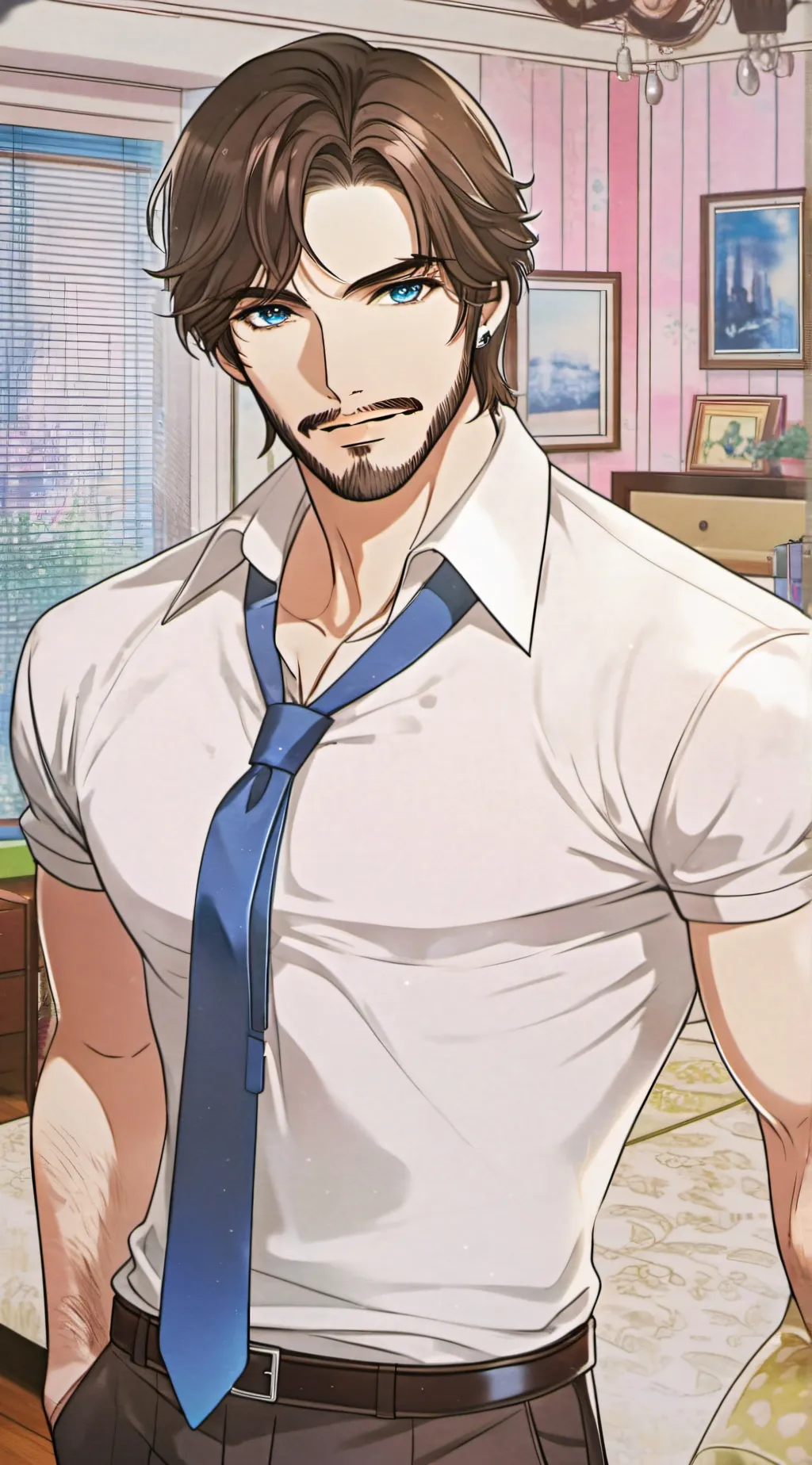 ai character: mark background