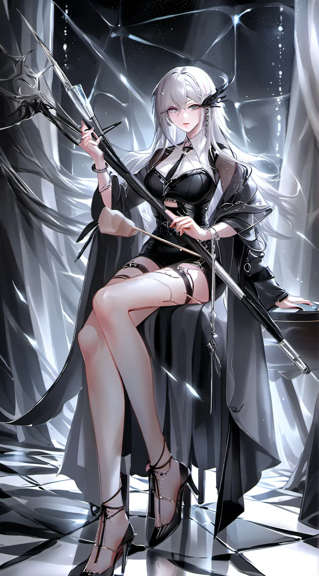 ai character: demon queen background