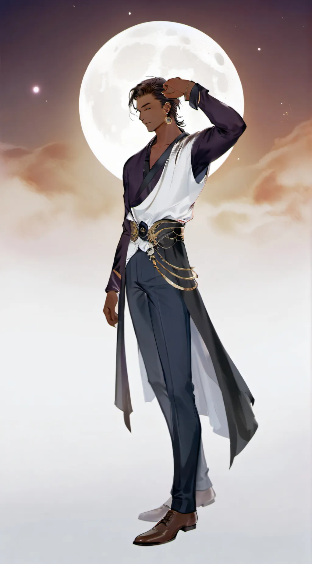 ai character: Michael Jackson  background