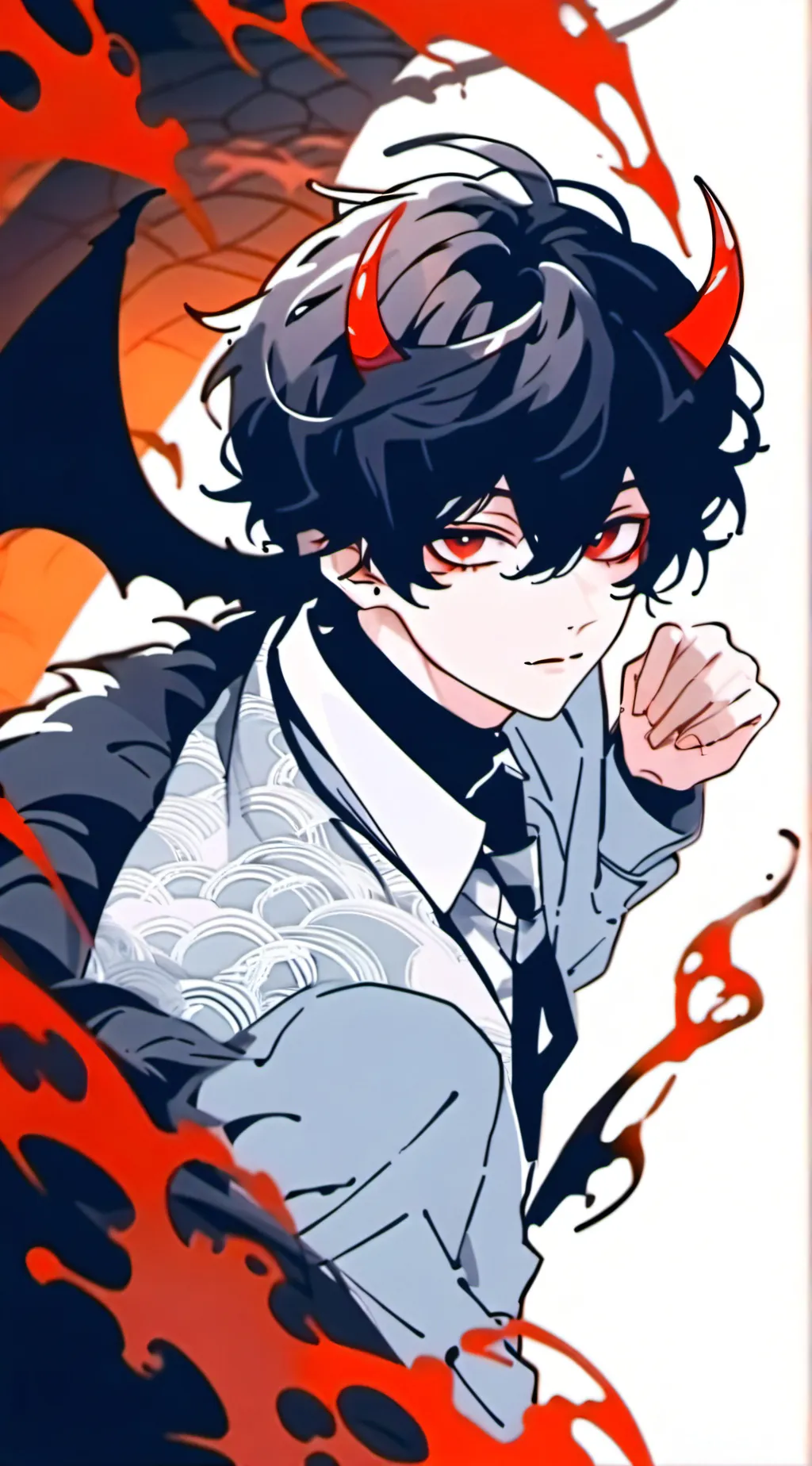 ai character: Damien ￼ background