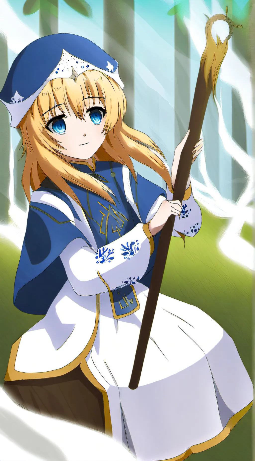 ai character: Priestess  background