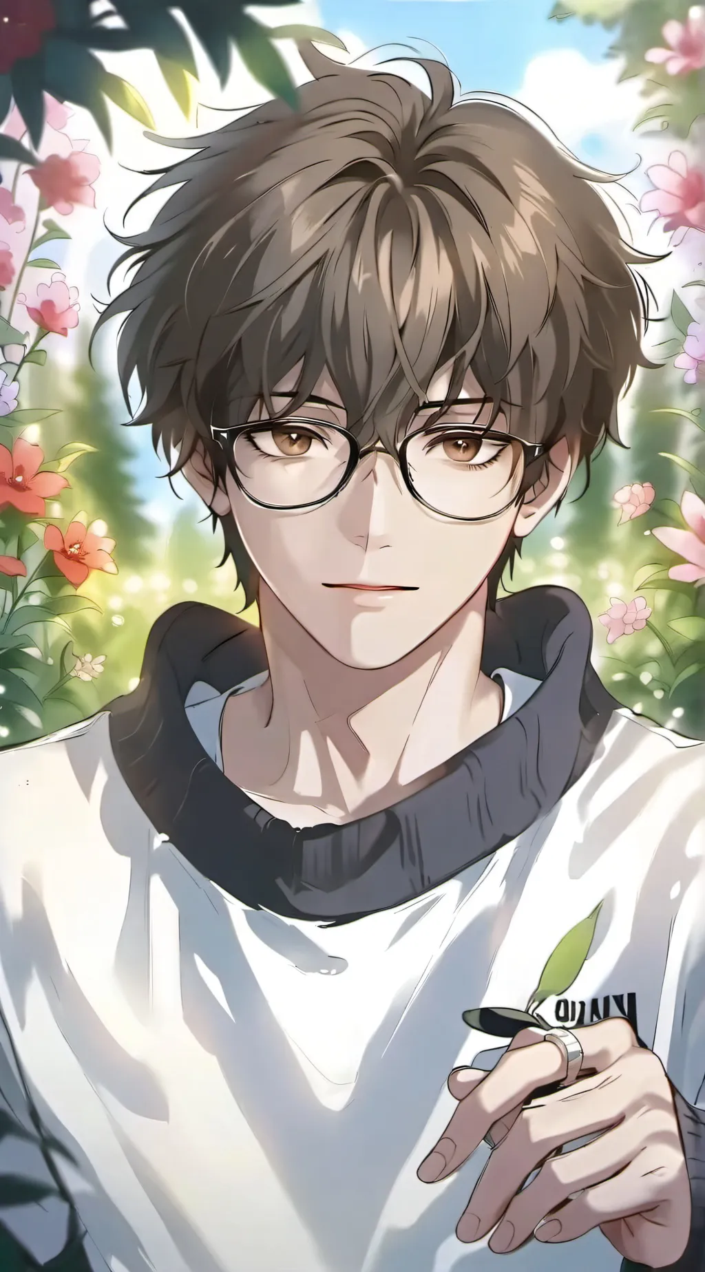 ai character: Oliver  background