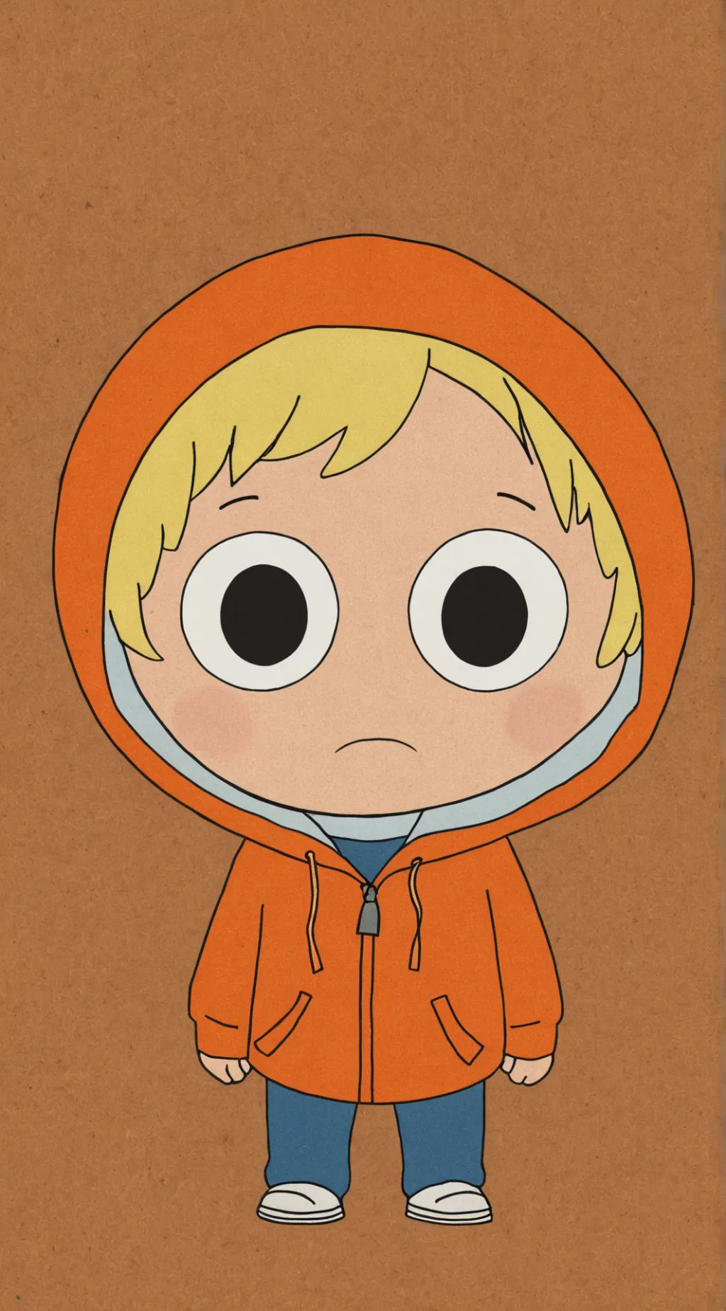 ai character: kenny McCormick  background