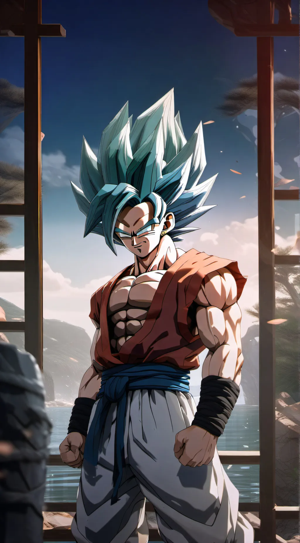 ai character: goku background