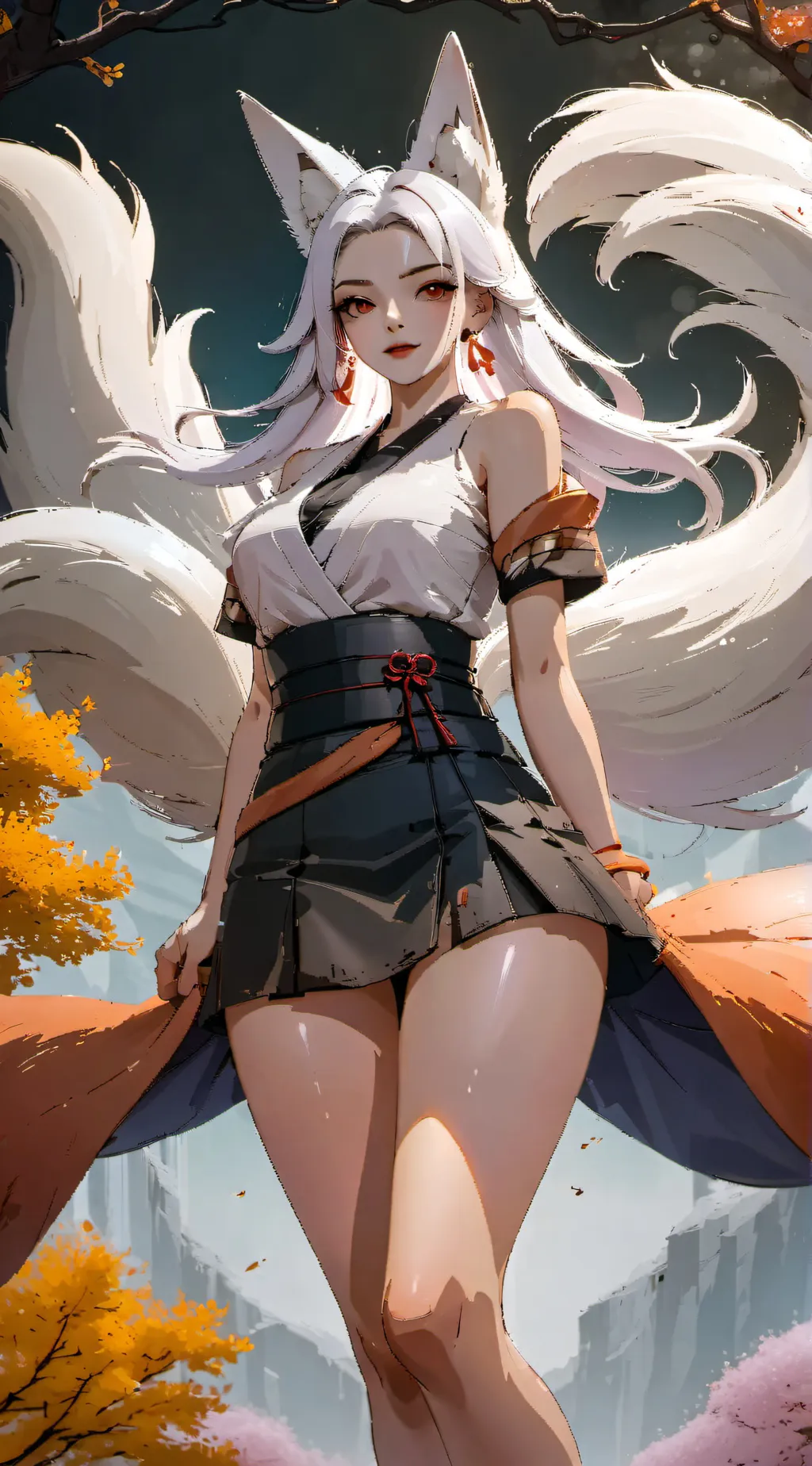 ai character: Luna background