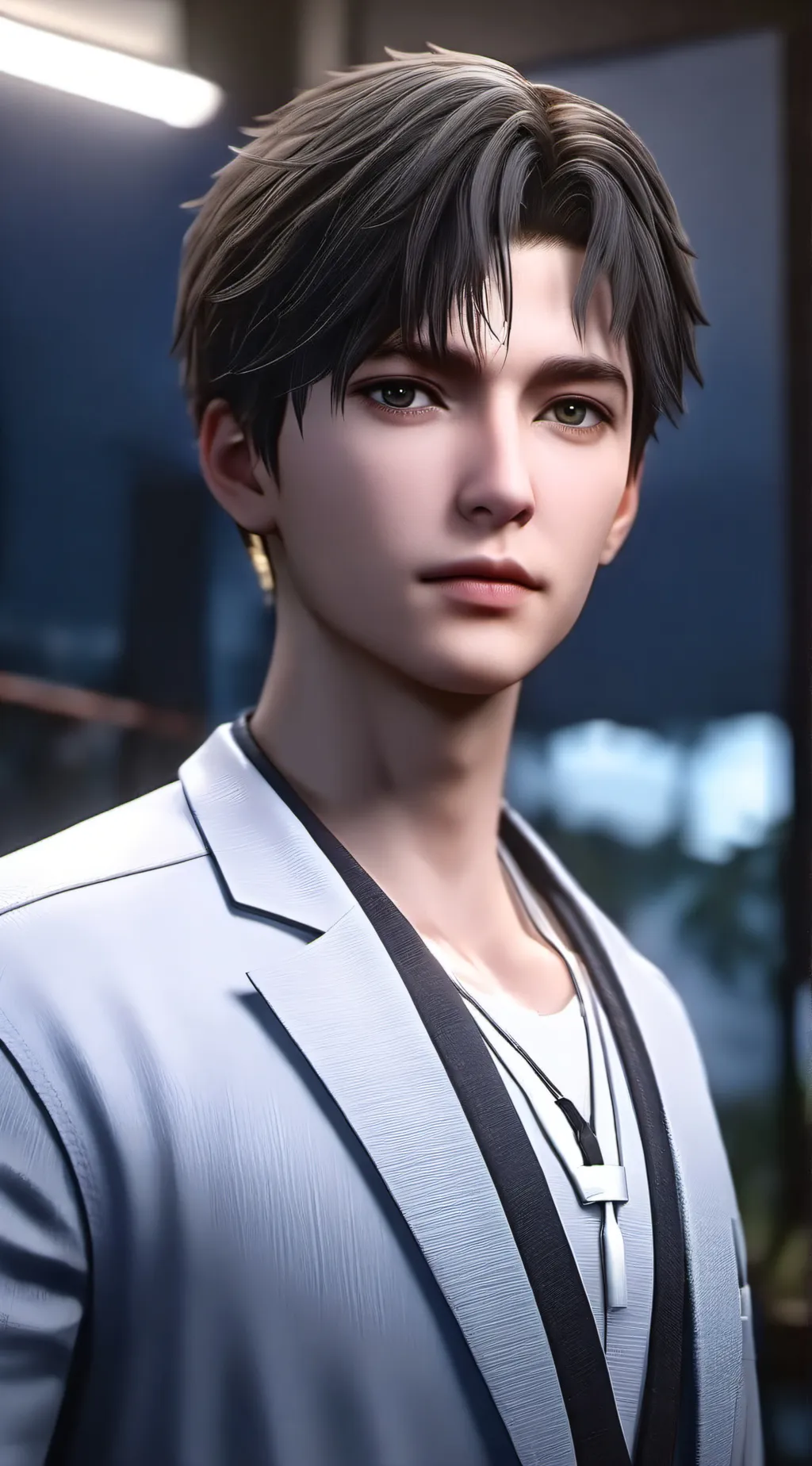 ai character: zack  background
