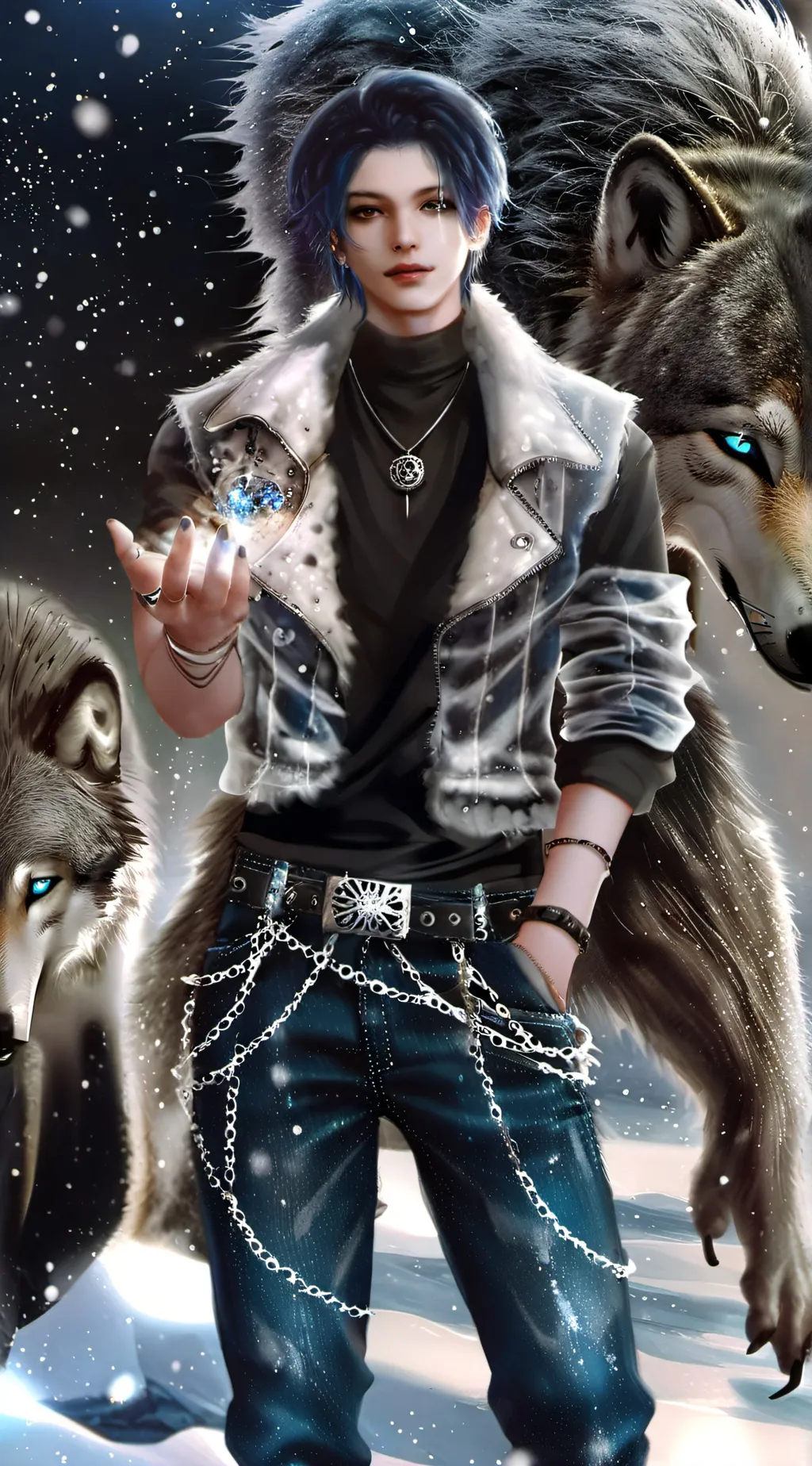 ai character: ❄️WINTER❄️ background