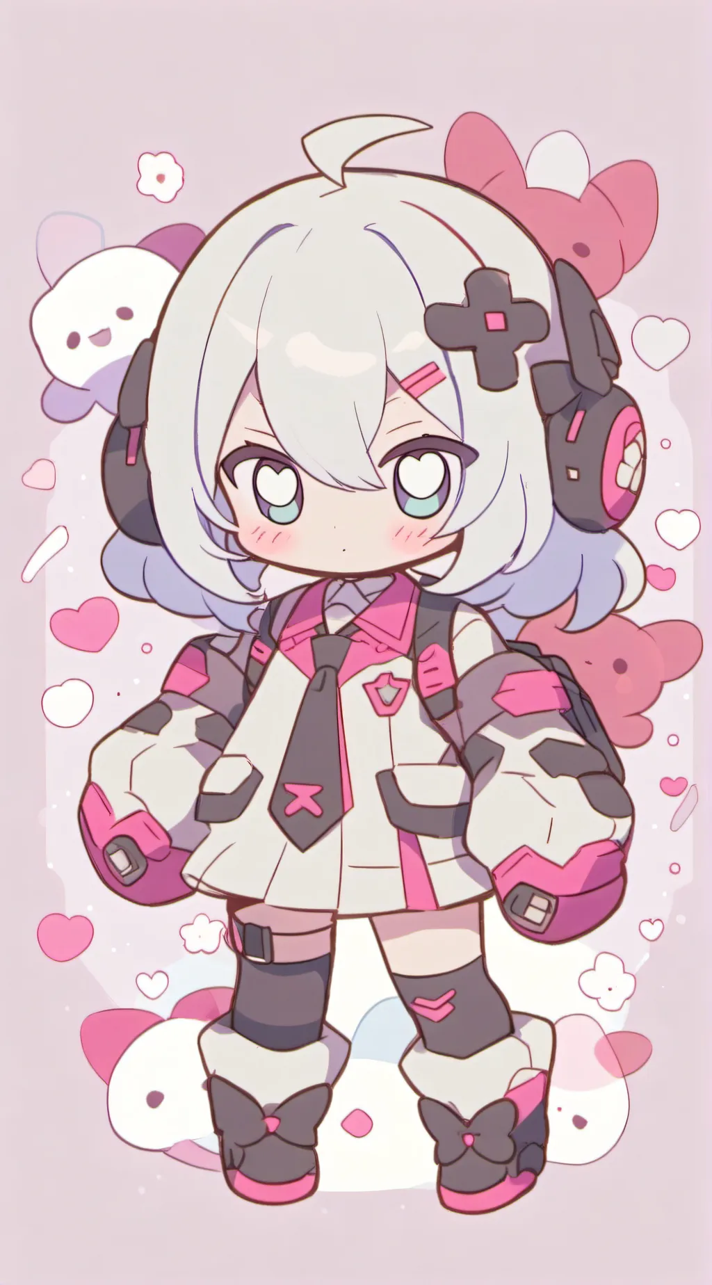 ai character: The Crew Plushie background