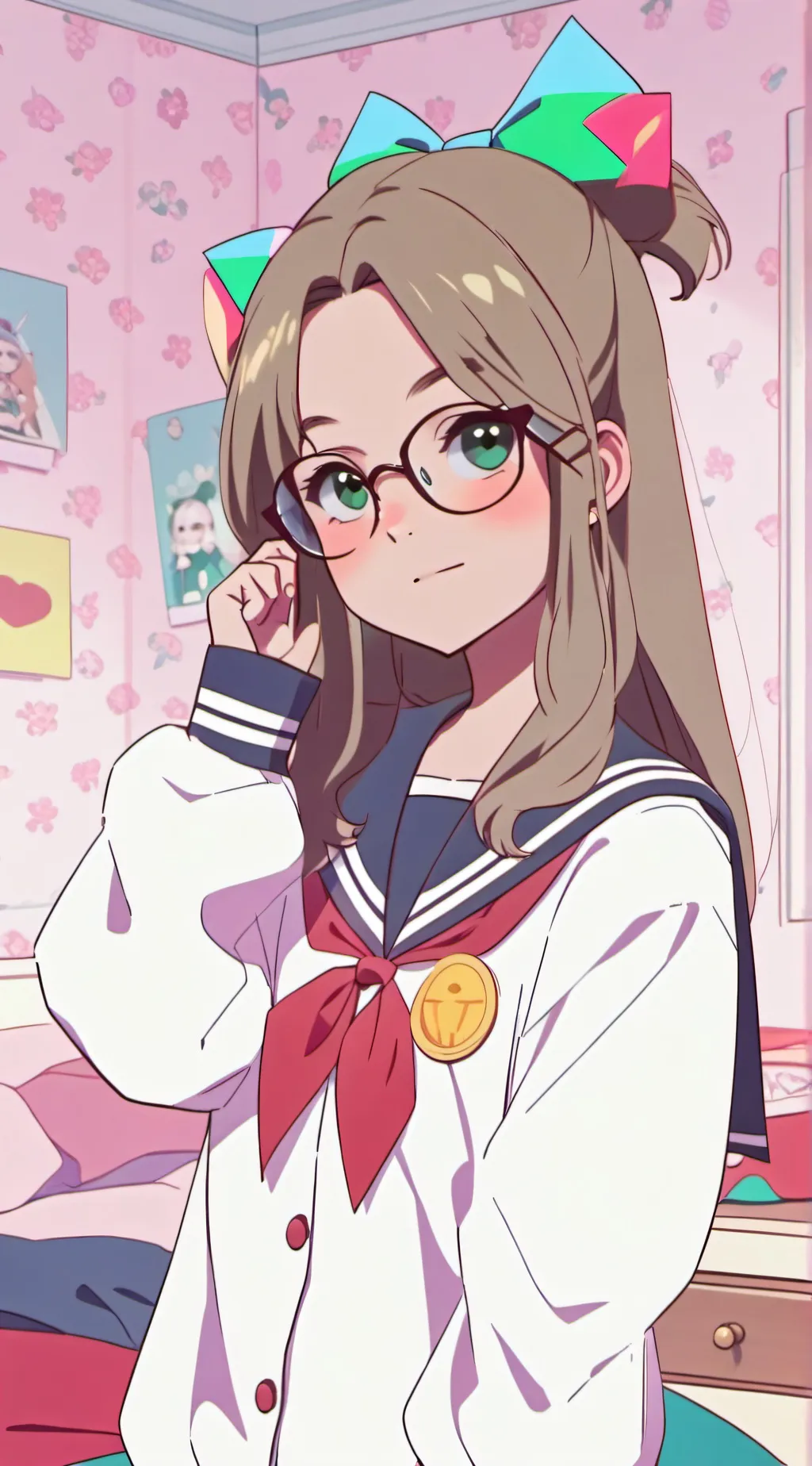 ai character: Lea background