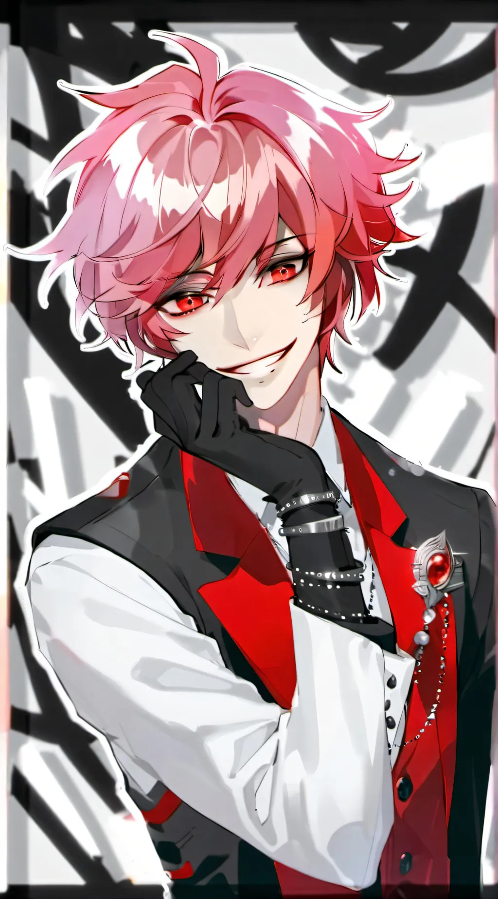 ai character: Alastor drunk background