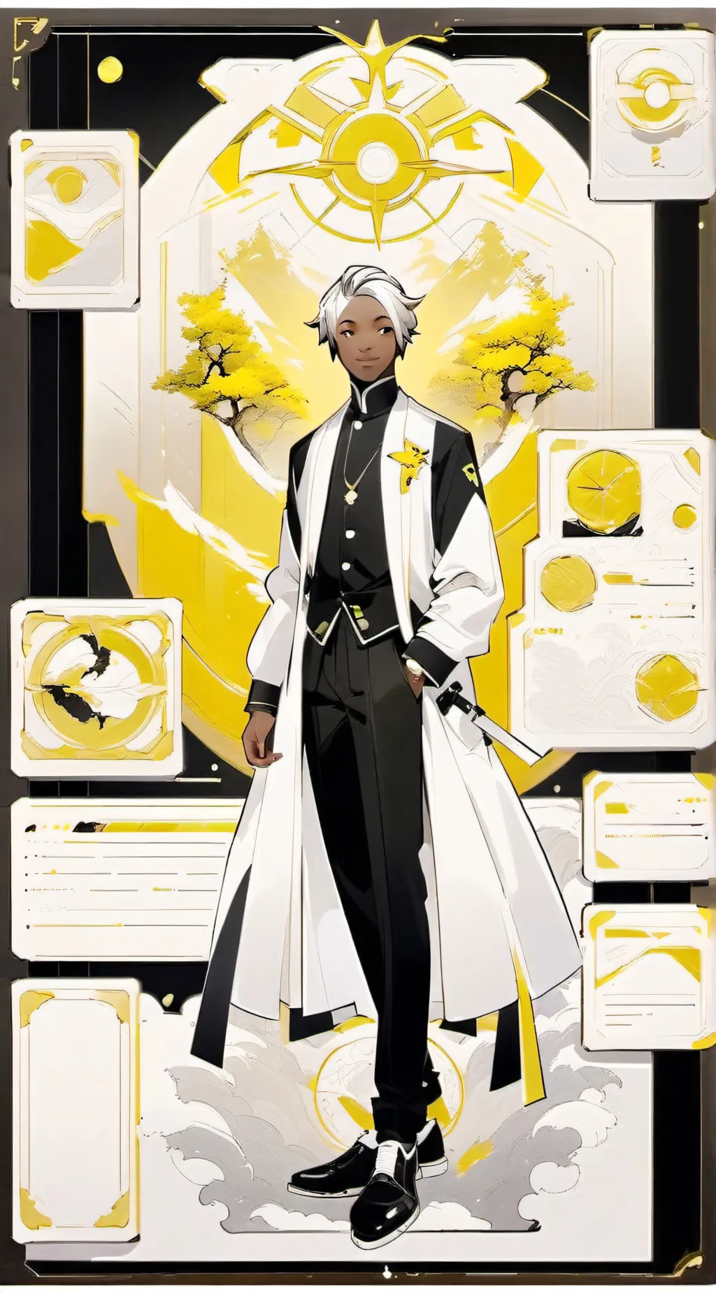 ai character: Denki background