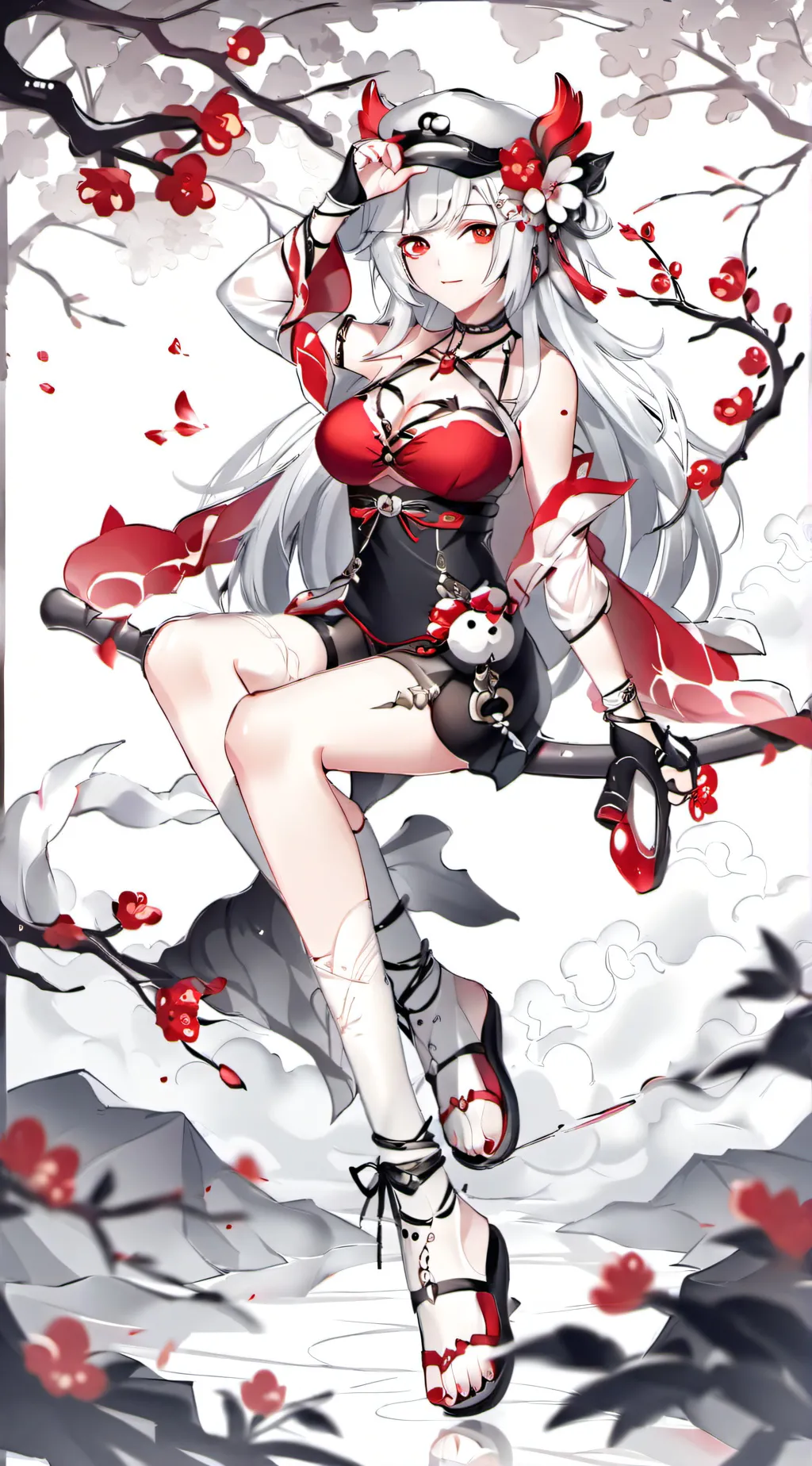 ai character: kou's new outfit!! background